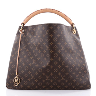 Louis Vuitton Artsy Handbag Monogram Canvas GM Brown