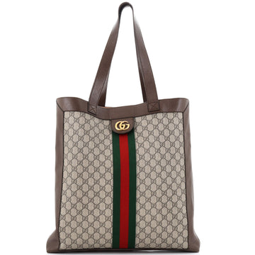Gucci Ophidia Soft Open Tote GG Coated Canvas Large