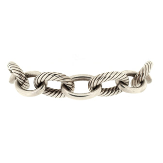 David Yurman Oval Link Bracelet Sterling Silver XL