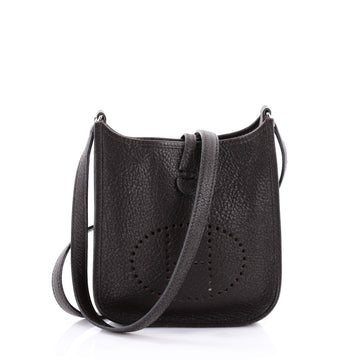 Hermes Evelyne Crossbody Gen III Buffalo TPM Brown 2372301