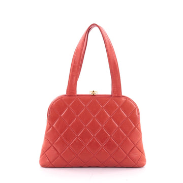 Chanel Vintage Frame Shoulder Bag Quilted Lambskin Small 2372302