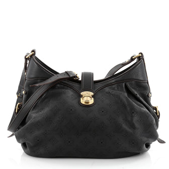 Louis Vuitton XS Crossbody Bag Mahina Leather Black