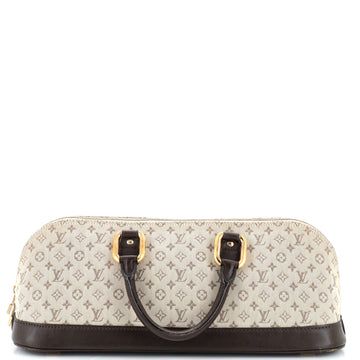 Louis Vuitton Alma Handbag Mini Lin Horizontal