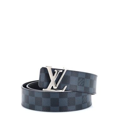 Louis Vuitton LV Initiales Reversible Belt Damier Graphite and Leather Wide