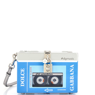 Dolce & Gabbana Box Clutch Painted Wood Small