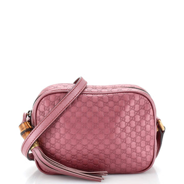 Gucci Sunshine Disco Crossbody Bag Microguccissima Leather Small