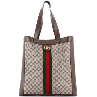 Gucci Ophidia Soft Open Tote GG Coated Canvas Large