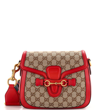 Gucci Lady Web Shoulder Bag GG Canvas Medium