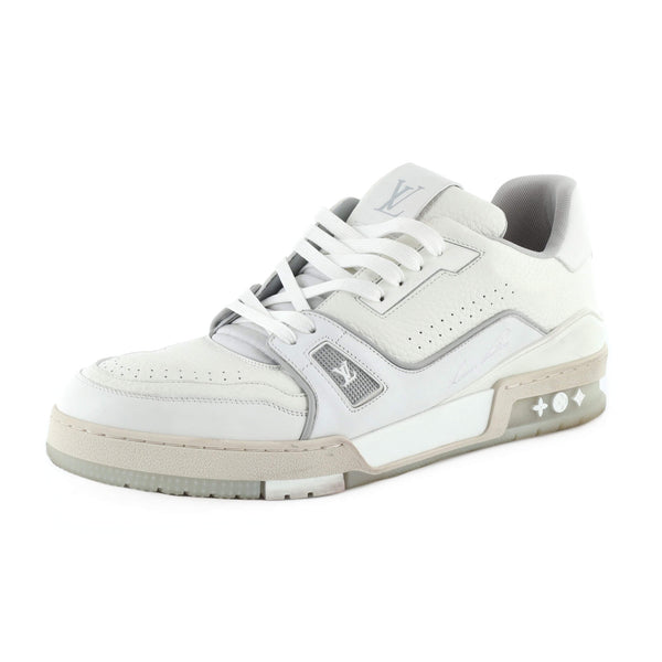 white lv trainers