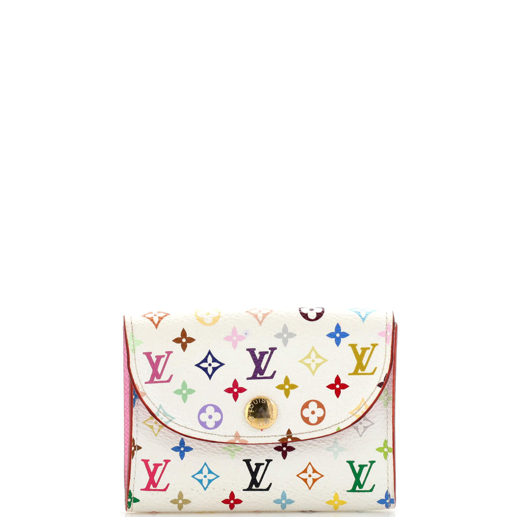 Louis Vuitton Monogram Multicolor Business Card Holder Black