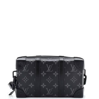 Black Louis Vuitton Monogram Eclipse Soft Trunk Wallet Crossbody