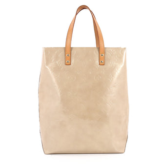 Louis Vuitton Reade Handbag Monogram Vernis MM Neutral