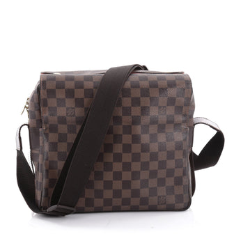 Louis Vuitton Naviglio Handbag Damier Brown