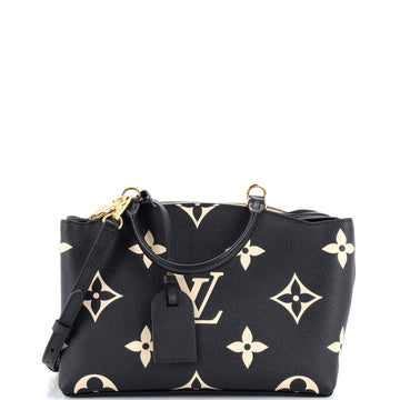 Louis Vuitton Petit Palais Handbag Bicolor Monogram Empreinte Giant