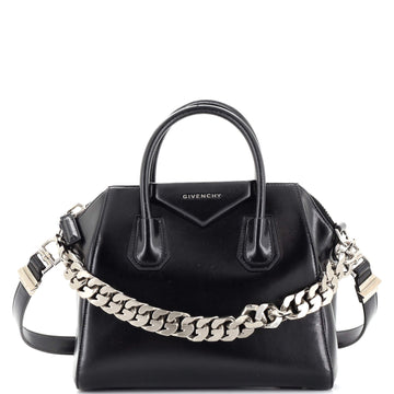 Givenchy Antigona Chain Bag Glazed Leather Small