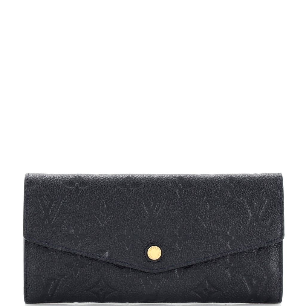 Louis Vuitton Black Monogram Empreinte Leather Curieuse Compact