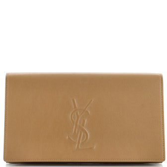 Saint Laurent Belle de Jour Clutch Leather Large