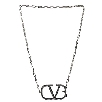 Valentino Garavani VLogo Chain Link Belt Embellished Metal