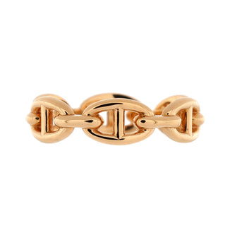 Hermes Chaine d'Ancre Enchainee Ring 18K Rose Gold Small