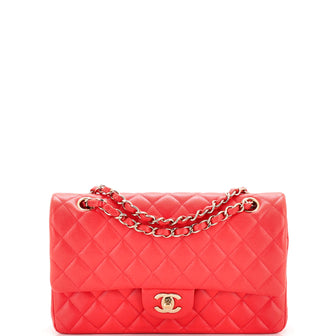 Chanel Classic Double Flap Bag Quilted Caviar Medium