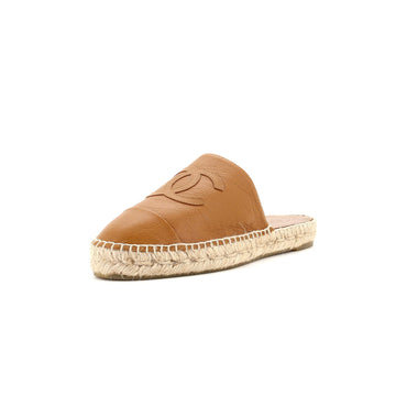 Chanel Women's CC Mule Espadrilles Leather