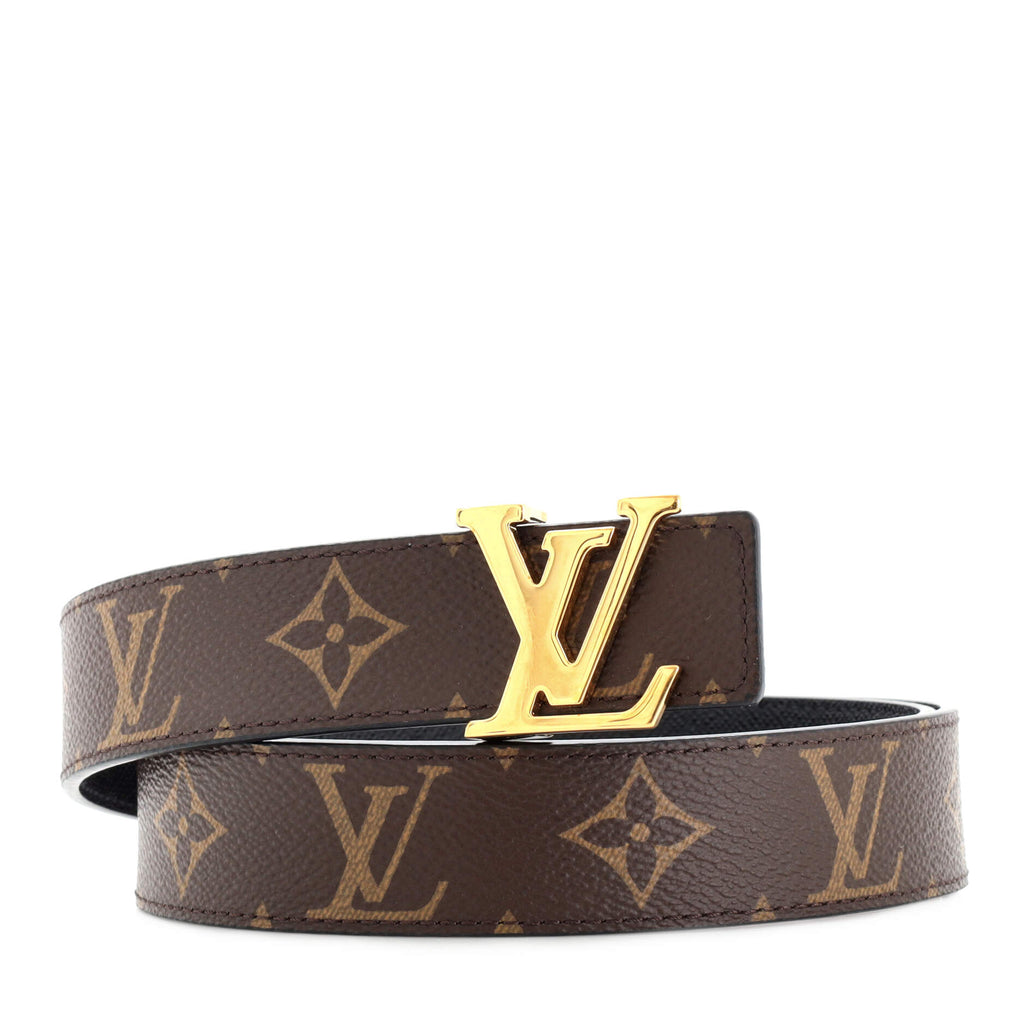 Louis Vuitton, Accessories, Louis Vuitton Lv Initiales Belt Monogram  Canvas Thin 8 Brown