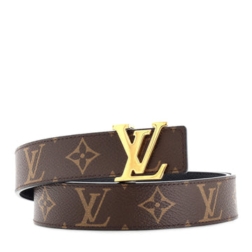 Louis Vuitton LV Initiales Belt Monogram Canvas Thin