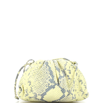Bottega Veneta The Pouch Python Embossed Leather Mini