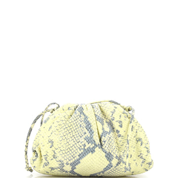 Bottega Veneta The Pouch Python Embossed Leather Mini
