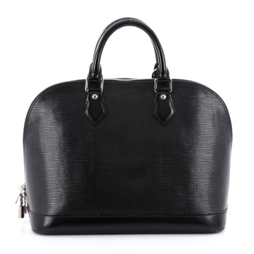 Louis Vuitton Vintage Alma Handbag Epi Leather PM Black 2377801