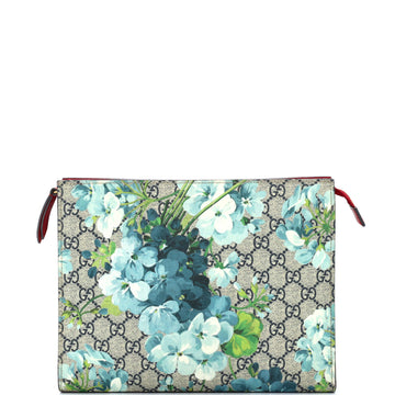 Gucci Toiletry Pouch Blooms Print GG Coated Canvas Large