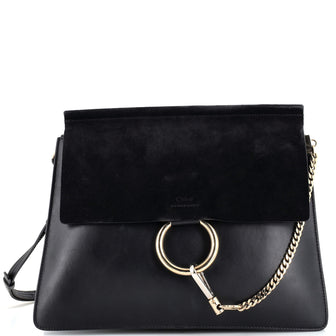 Chloe Faye Shoulder Bag Leather Medium