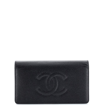 Chanel Timeless L-Yen Wallet Caviar Long