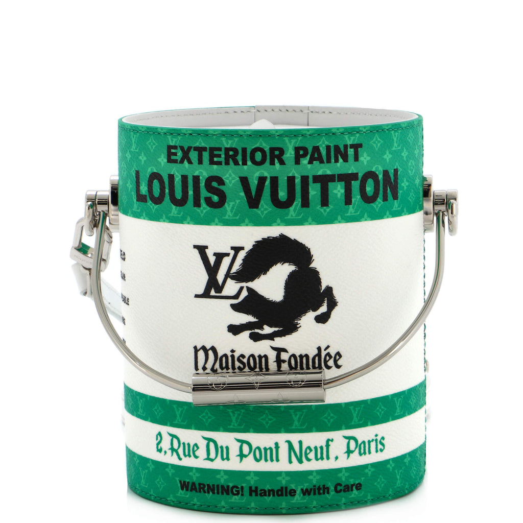 Louis Vuitton LV Paint Can Bag Monogram Canvas and Leather Green 2378782