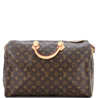 Louis Vuitton Speedy Handbag Monogram Canvas 40