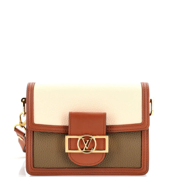 Dauphine mini leather handbag Louis Vuitton Multicolour in Leather