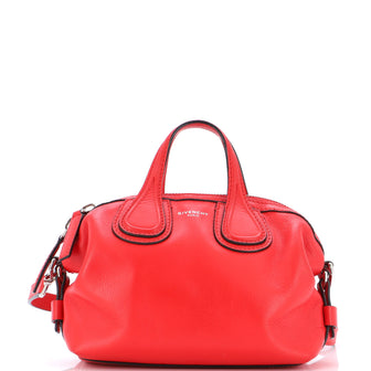 Givenchy Nightingale Crossbody Bag Waxed Leather Micro