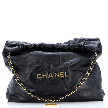 Chanel 22 Chain Hobo Quilted Calfskin Medium