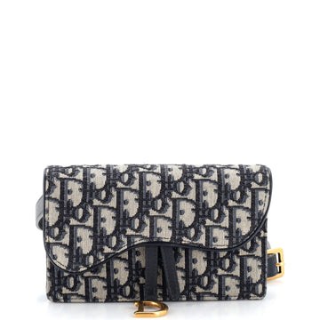 Christian Dior Saddle Rectangular Belt Bag Oblique Canvas