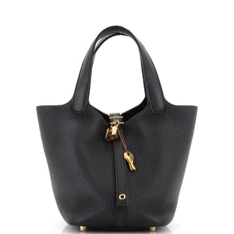 Hermes Picotin Lock Bag Clemence PM