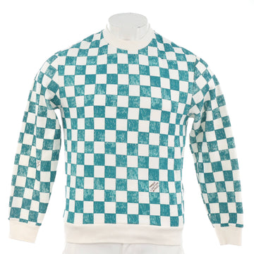 Louis Vuitton Men's Crewneck Sweatshirt Pencil Effect Damier Cotton