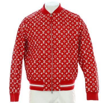 Louis Vuitton Men's Bomber Jacket Limited Edition Supreme Monogram Leather