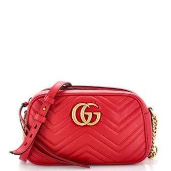Gucci GG Marmont Shoulder Bag Matelasse Leather Small