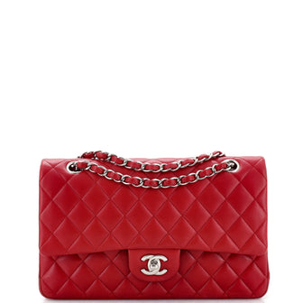 Chanel Classic Double Flap Bag Quilted Lambskin Medium