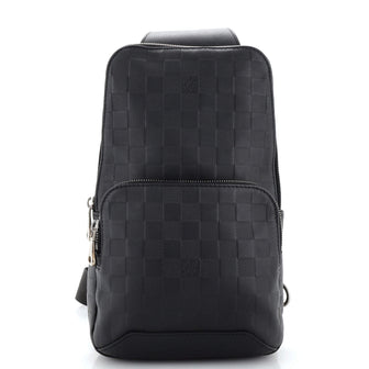 Louis Vuitton Avenue Sling Bag Damier Infini Leather