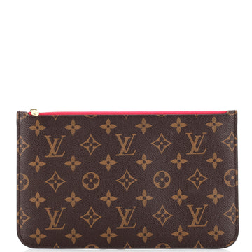 Louis Vuitton Neverfull Pochette Monogram Canvas Large