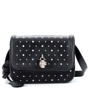 Alexander McQueen Padlock Crossbody Bag Studded Leather
