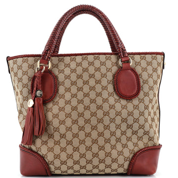 Gucci Marrakech Top Handle Tote GG Canvas Medium