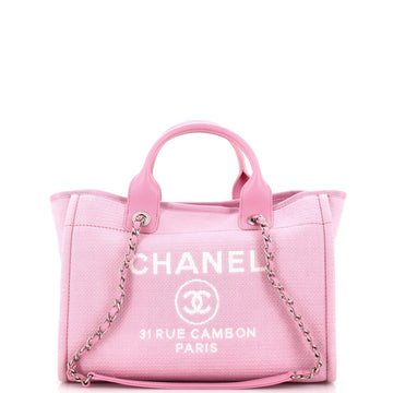 Chanel Deauville NM Tote Mixed Fibers Small