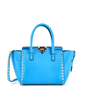 Valentino Garavani Rockstud Tote Rigid Leather Small